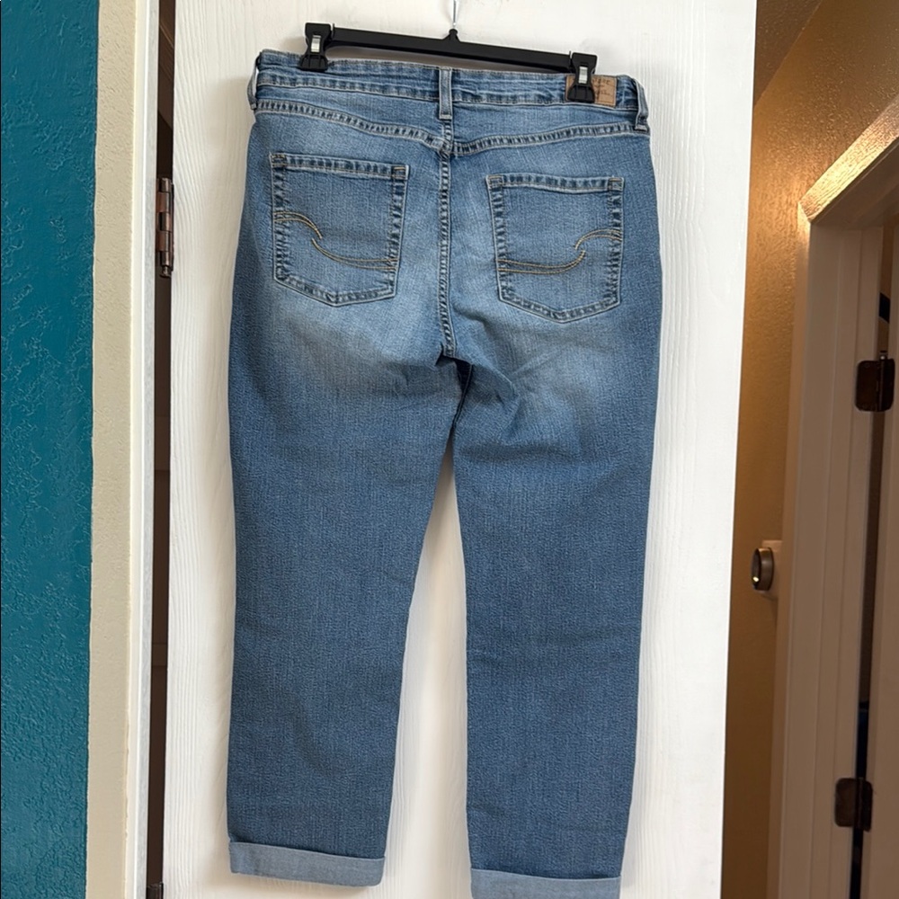 Levi’s mid-rise slim boyfriend signature ankle Women's Jeans size 12 - Picture 2 of 6
